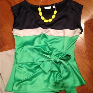 Color block top