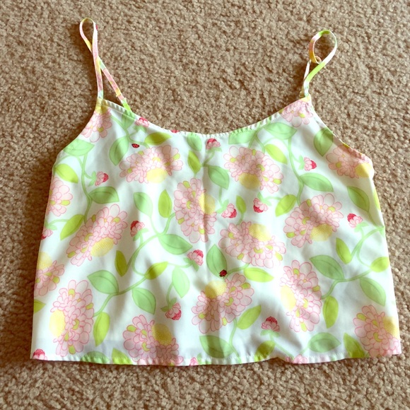 Flowy spring crop top