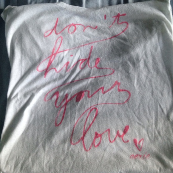 "Don't Hide Your Love" Aerie Tee