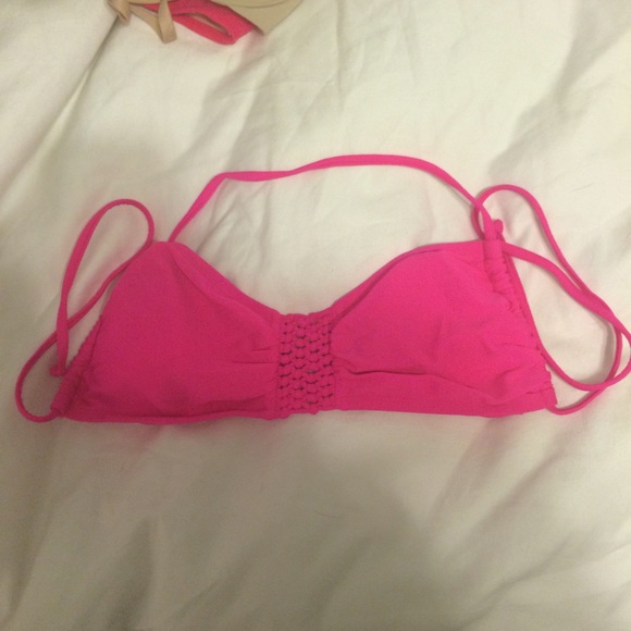 Pink swim top
