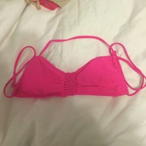 Pink swim top