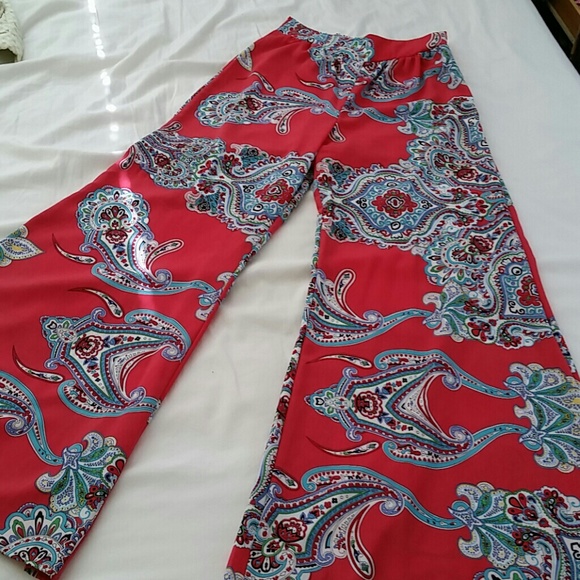 Hot pink palazzo pants