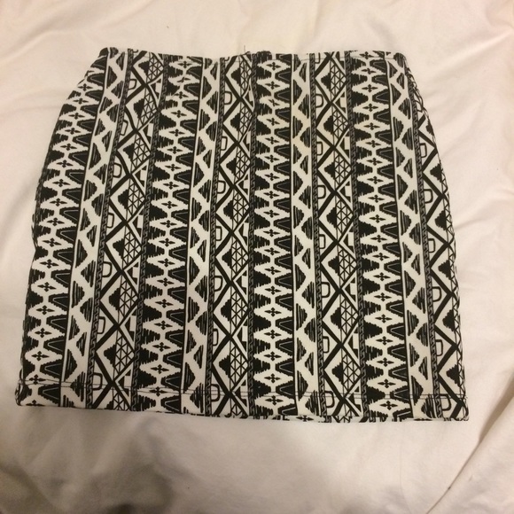 Tribal print pencil skirt