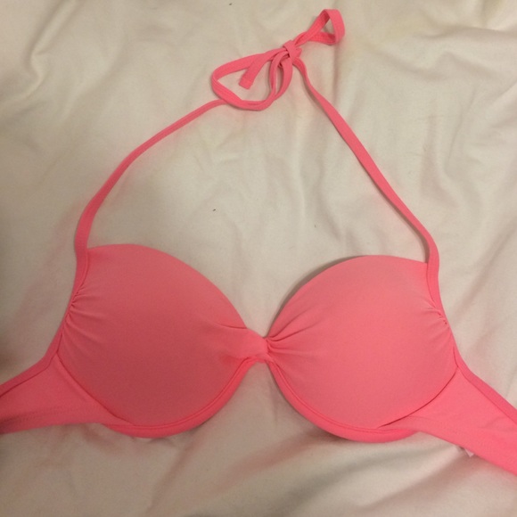 Pink bathing suit top
