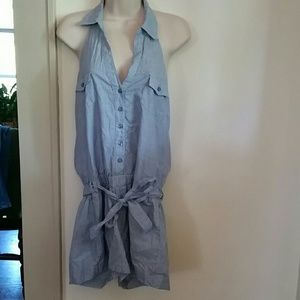 Max Azaria pin stripe romper