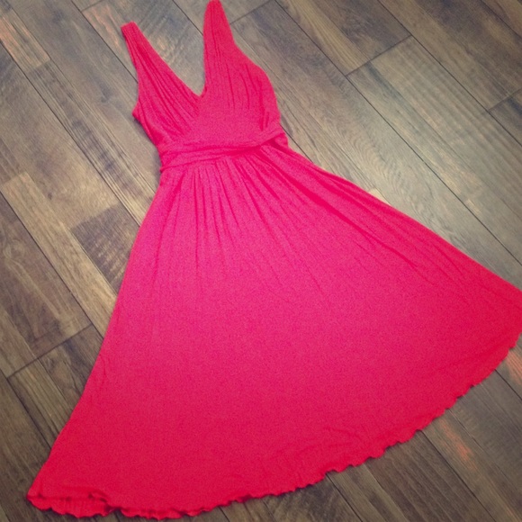 BCBG Red Knit Dress
