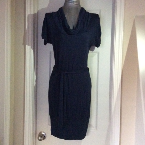 Cornflower Blue Cowl Neck Dress