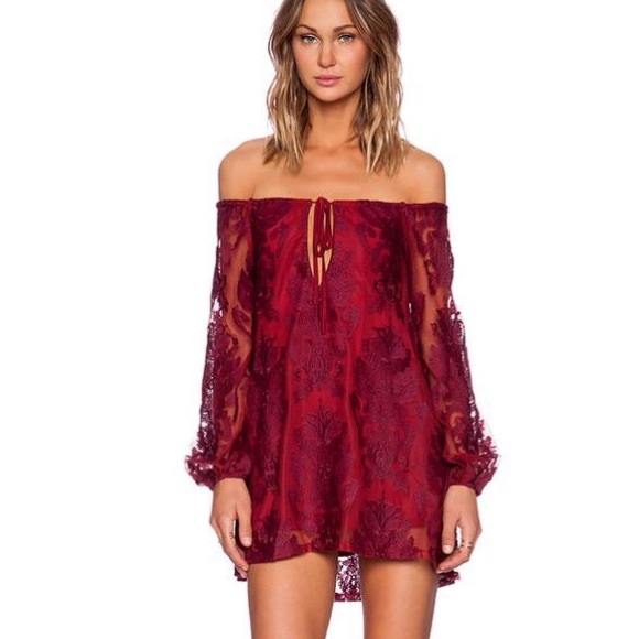 FOR LOVE & LEMONS SANGRIA DRESS - XS