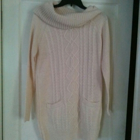 Nastygal knitted sweater dress with pockets