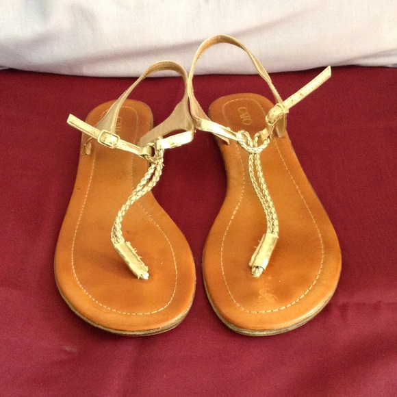 Cato Shoes - Gold sandals
