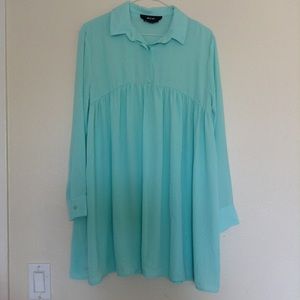 Nasty Gal Mint Shirtdress