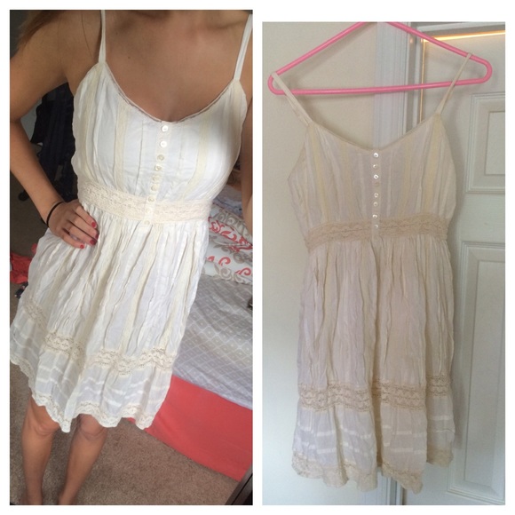 Delia's White Lacey Dress