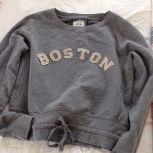 Cropped Boston sweatshirt