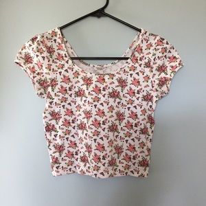 Floral crop top