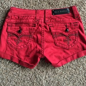 Rock Revival red shorts. New w/o tags