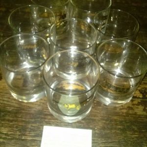 22k plated Air plane glassware