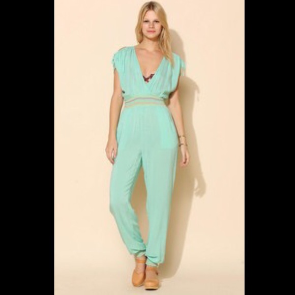 Free People Pants - 6 Shore Road embroide jumpsuit