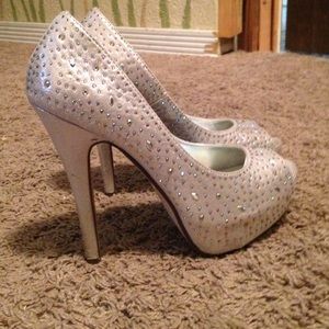 Bling high heels! Only worn once to prom