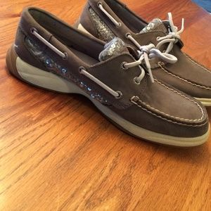 Pair of grey sperry's, size 7