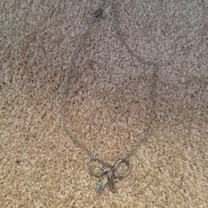 Juicy Couture bow necklace