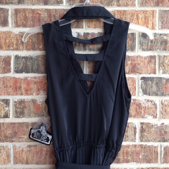LOOK at All 4 pix! Angie black dress - Picture 3 of 4
