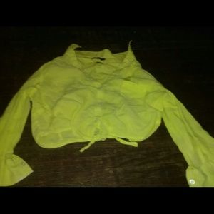Light green half shirt