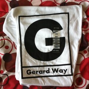 NEW Gerard Way "G" tshirt