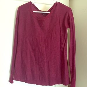 Comfy maroon long sleeved shirt