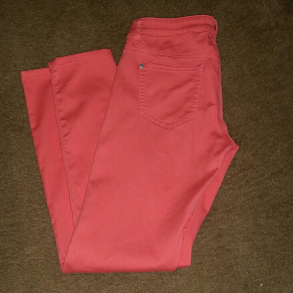 Peach jeans