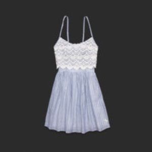 🔴SOLD🔴Blue & White Striped Dress