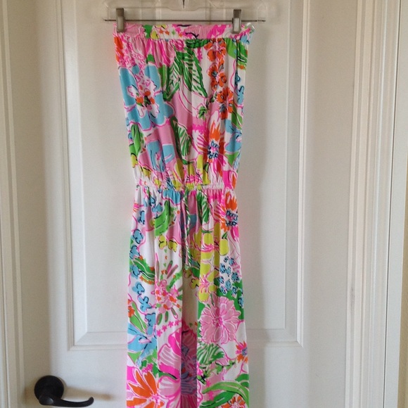 Lilly Pulitzer for target strapless maxi dress