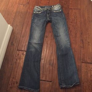 Miss Me boot cut jeans size 27