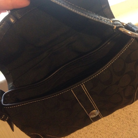 Authentic Black Coach Purse with matching wallet - Picture 3 of 4