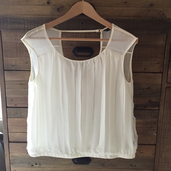 Zara cream blouse