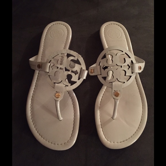 Tory Burch Shoes - Authentic Tory Burch Miller Sandals- White- 9