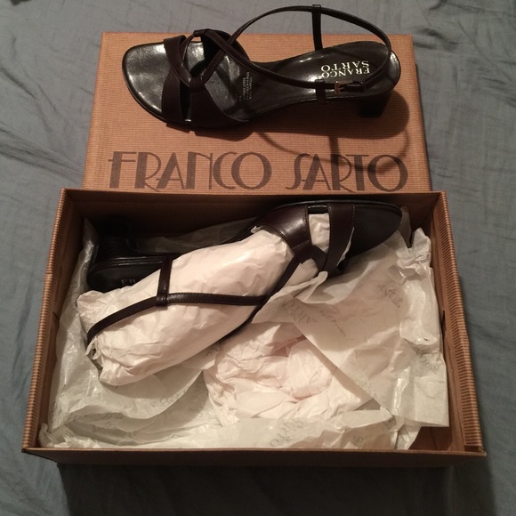 Franco Sarto brown sandles