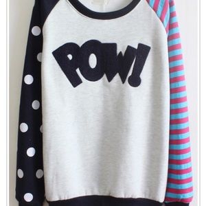 pow! sweater