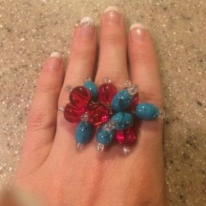 Stretchy bead ring