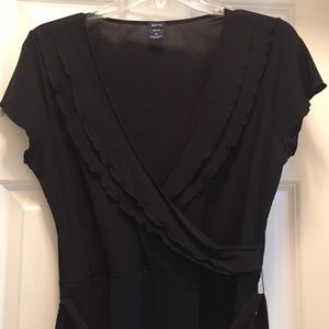 Gap Wrap Dress- Black- M