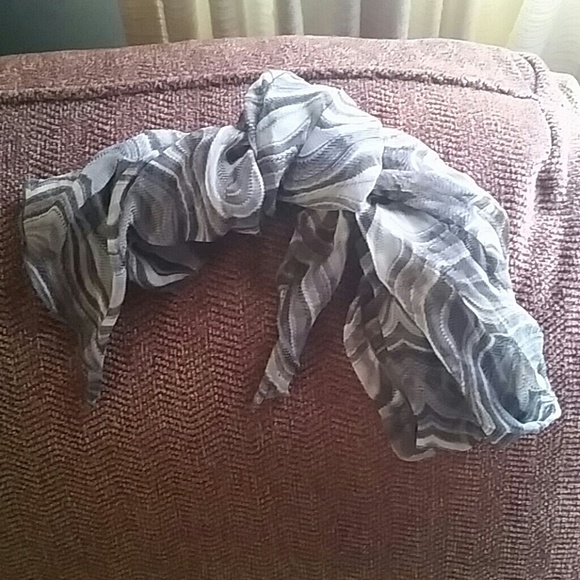 Grey/Brown/Taupe Pretty Oblong Scarf