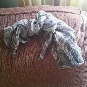 Grey/Brown/Taupe Pretty Oblong Scarf