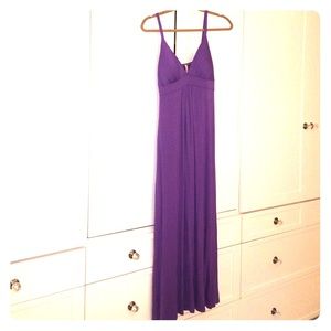 Long purple dress