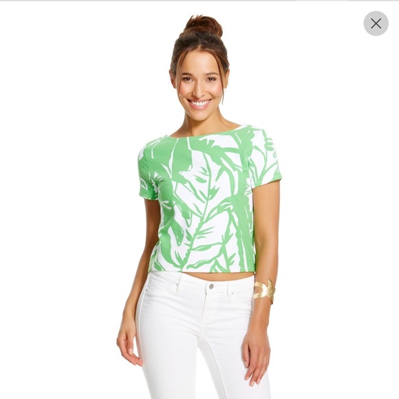 Lilly + Target - Boom Boom Ponte Crop Top MEDIUM
