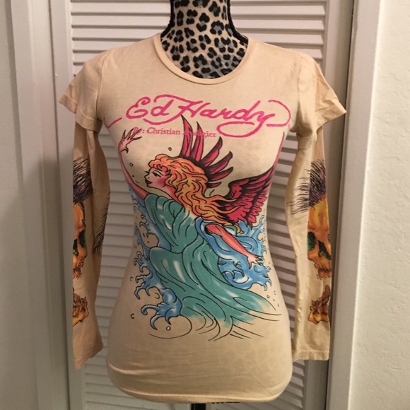 Ed Hardy Tops - NWT Ed Hardy long sleeve shirt