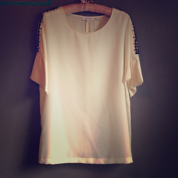 NWOT Calvin Klein jewel shirt