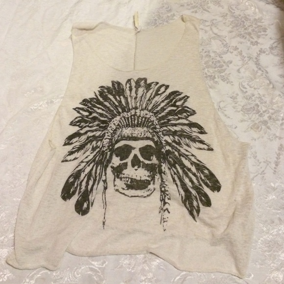 Skull tank top