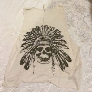 Skull tank top
