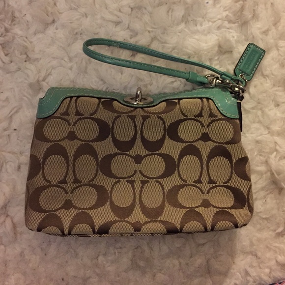 COACH wristlet/clutch