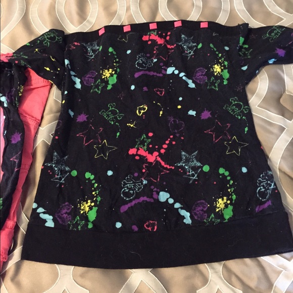 Hot topic pink studded tie back tube top - Picture 1 of 1