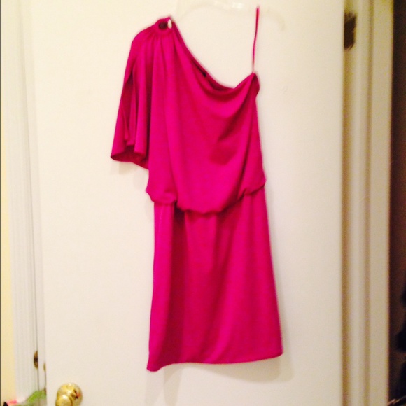 Size 0 black house white market pink dress